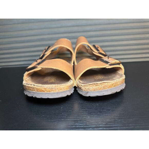 Birkenstock Milano Oiled Leather Brown Slingback Sandals EU 38 US Women 7 Men 5 main image 7